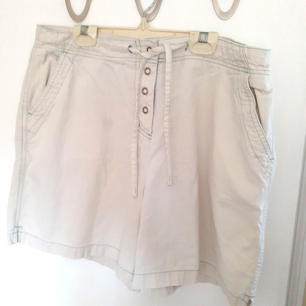 J. Jill shorts cotton summer shorts with drawstring waist 14 l xl